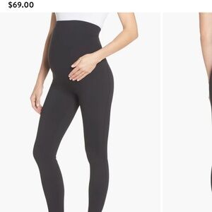 Pair of Zella Mamasana Live In Ankle Maternity Leggings, size XL